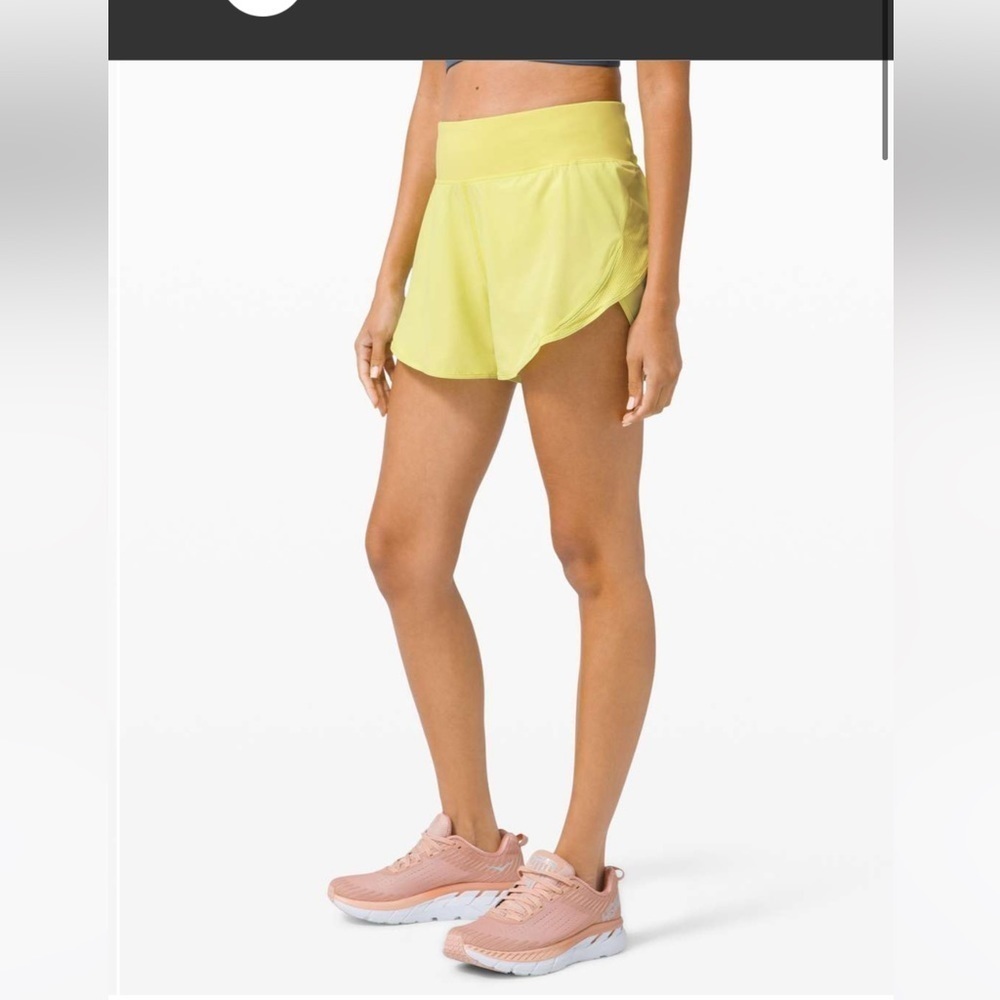 lululemon athletica Yellow Women Shorts - 14